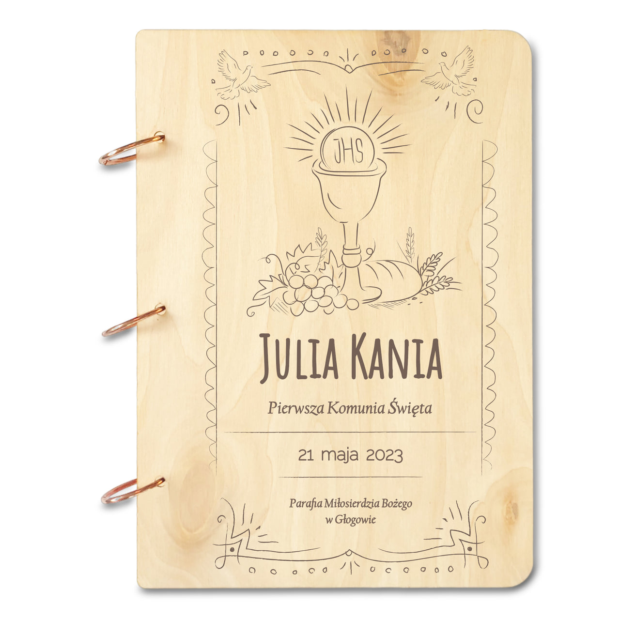 Pamiątka Pierwszej Komunii Świętej Julii